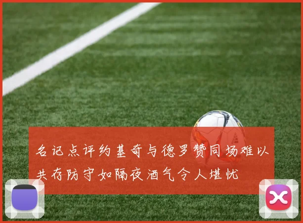 名记点评约基奇与德罗赞同场难以共存防守如隔夜酒气令人堪忧
