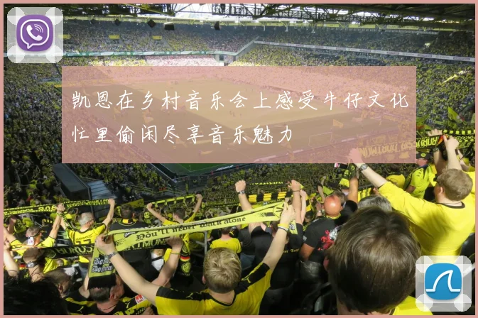 凯恩在乡村音乐会上感受牛仔文化忙里偷闲尽享音乐魅力